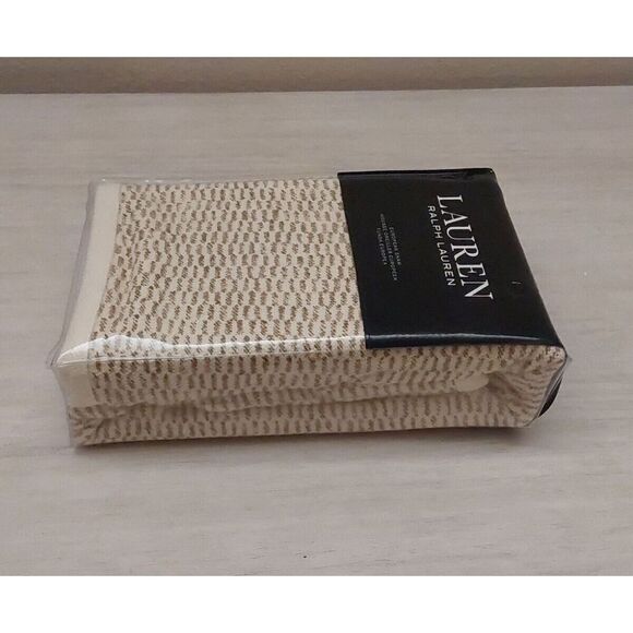 Ralph Lauren ISLA TEXTURE 100% Cotton NATURAL European Euro Pillow Sham $170 - Picture 6 of 12